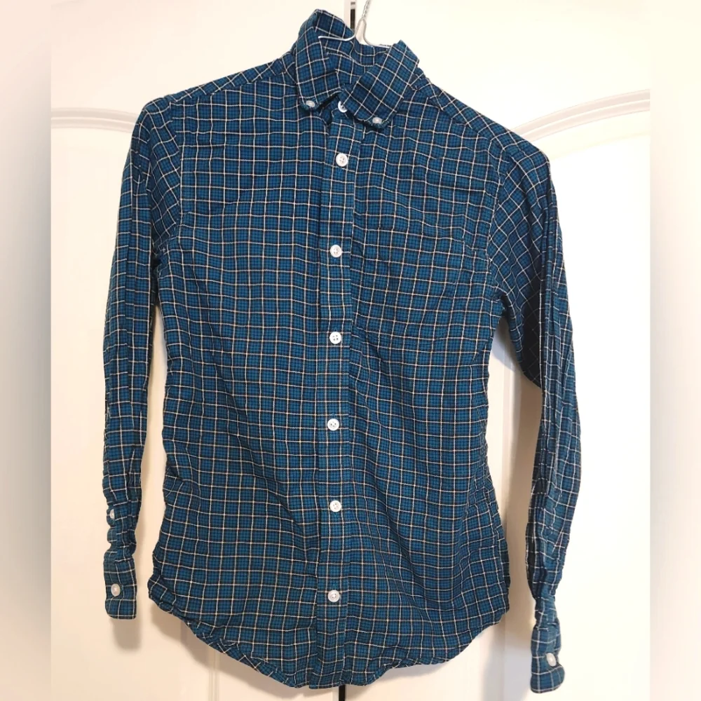 Class Club Plaid Button-up Shirt - Sz 10/12 - Picture 1 of 2